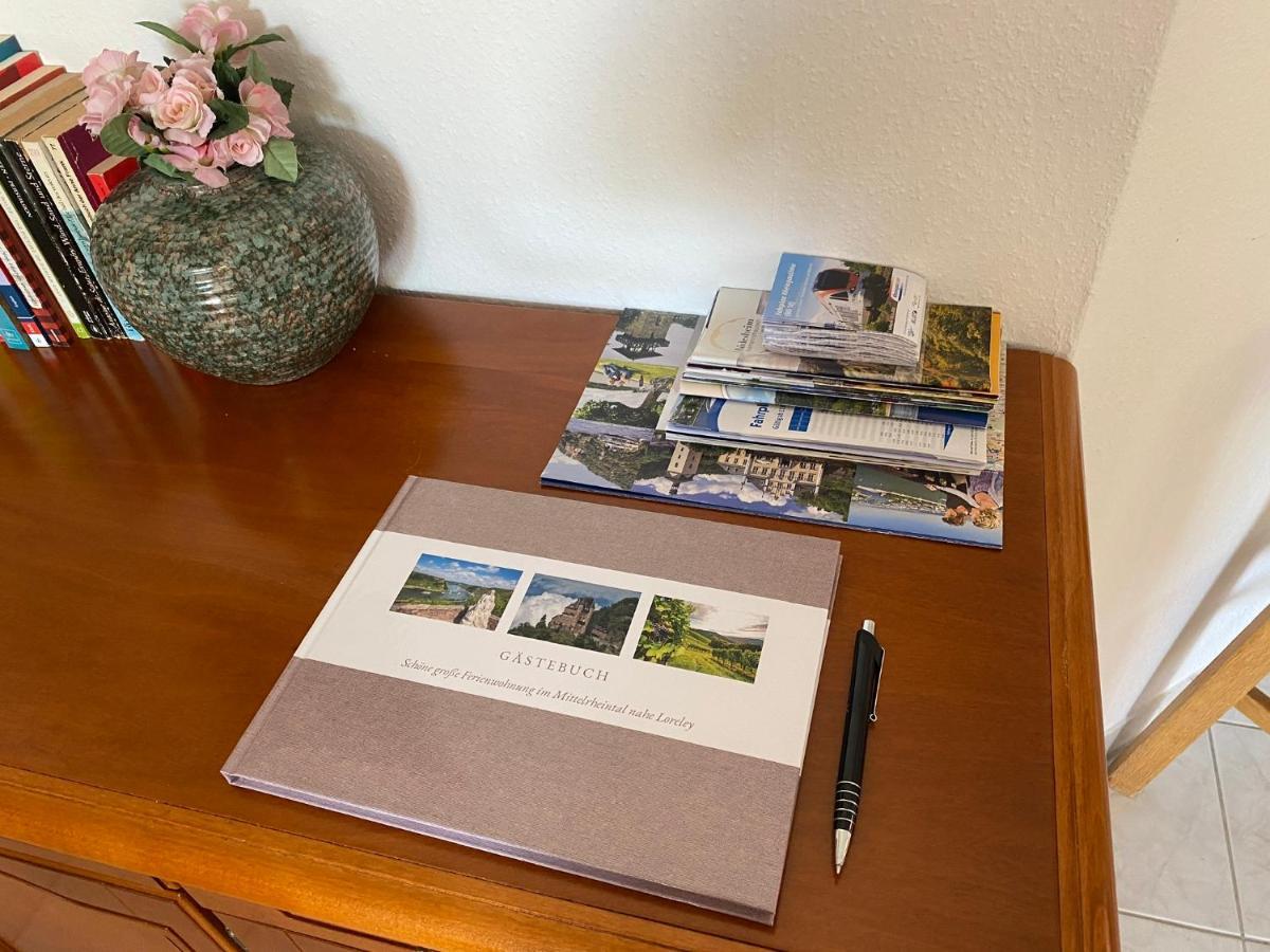 Bornich Schoene Grosse Ferienwohnung Im Mittelrheintal Nahe Loreley מראה חיצוני תמונה